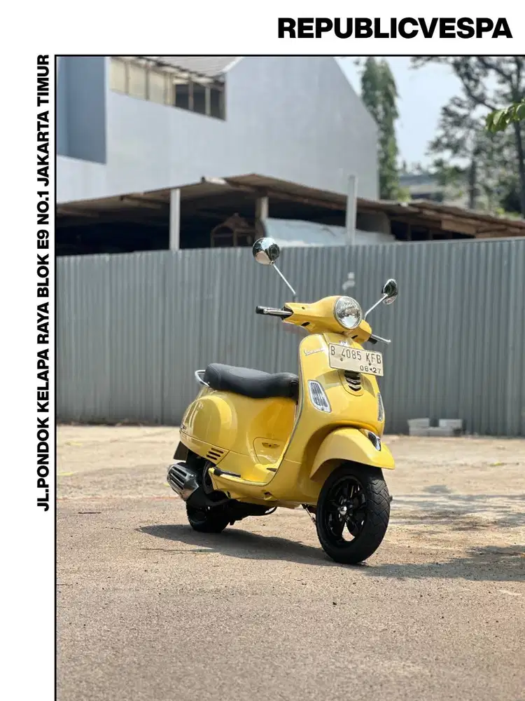 TERMURAH PIAGGIO VESPA LX125 IGET TH 2017 WARNA GIALLO LIME