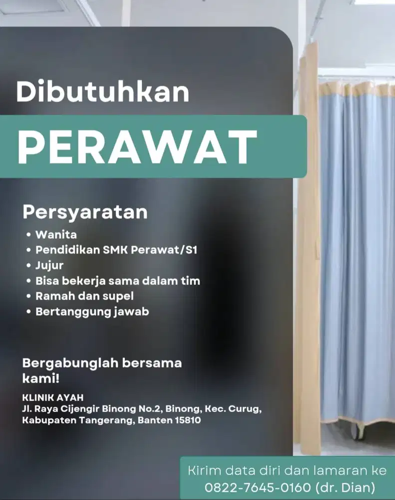 lowongan perawat