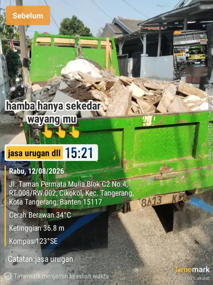 JASA BUANG PUING & SAMPAH PROYEK