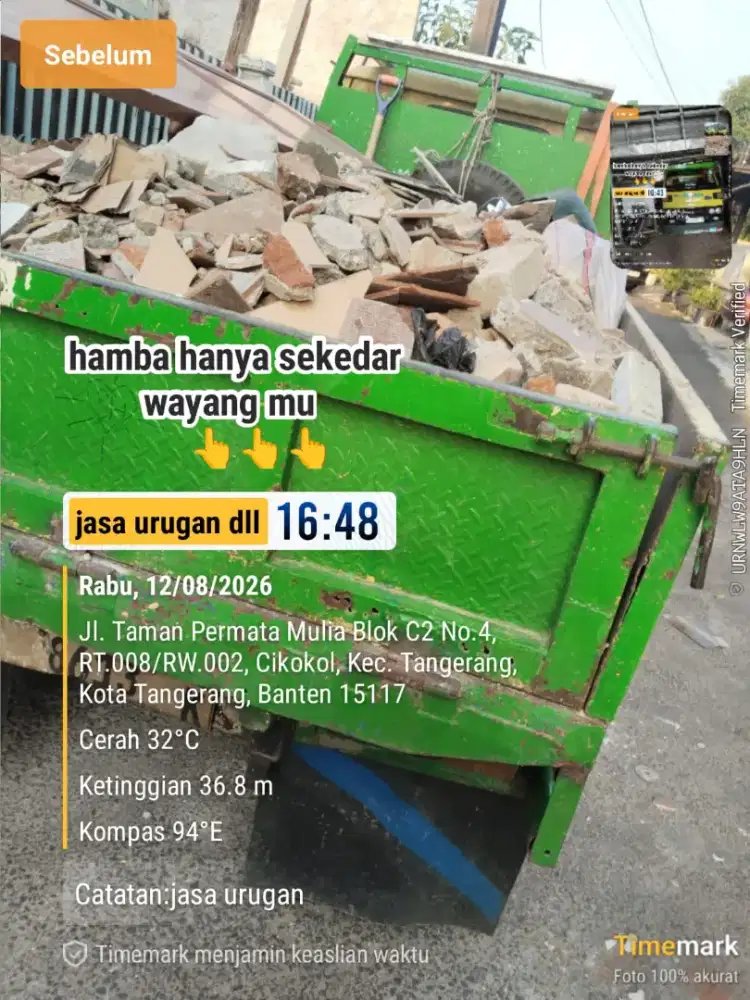 JASA BUANG PUING & SAMPAH PROYEK