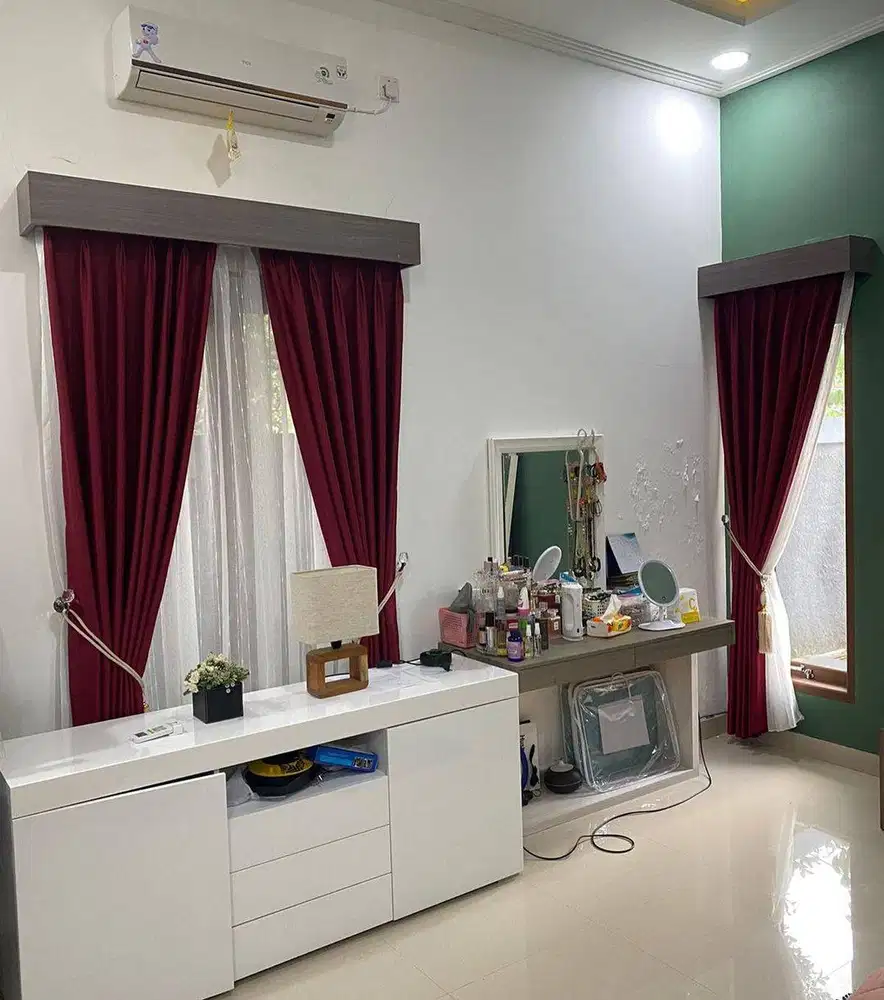 Jasa Pasang Gorden Custom Wallpaper Dinding 3D Gordyn Hordeng Korden