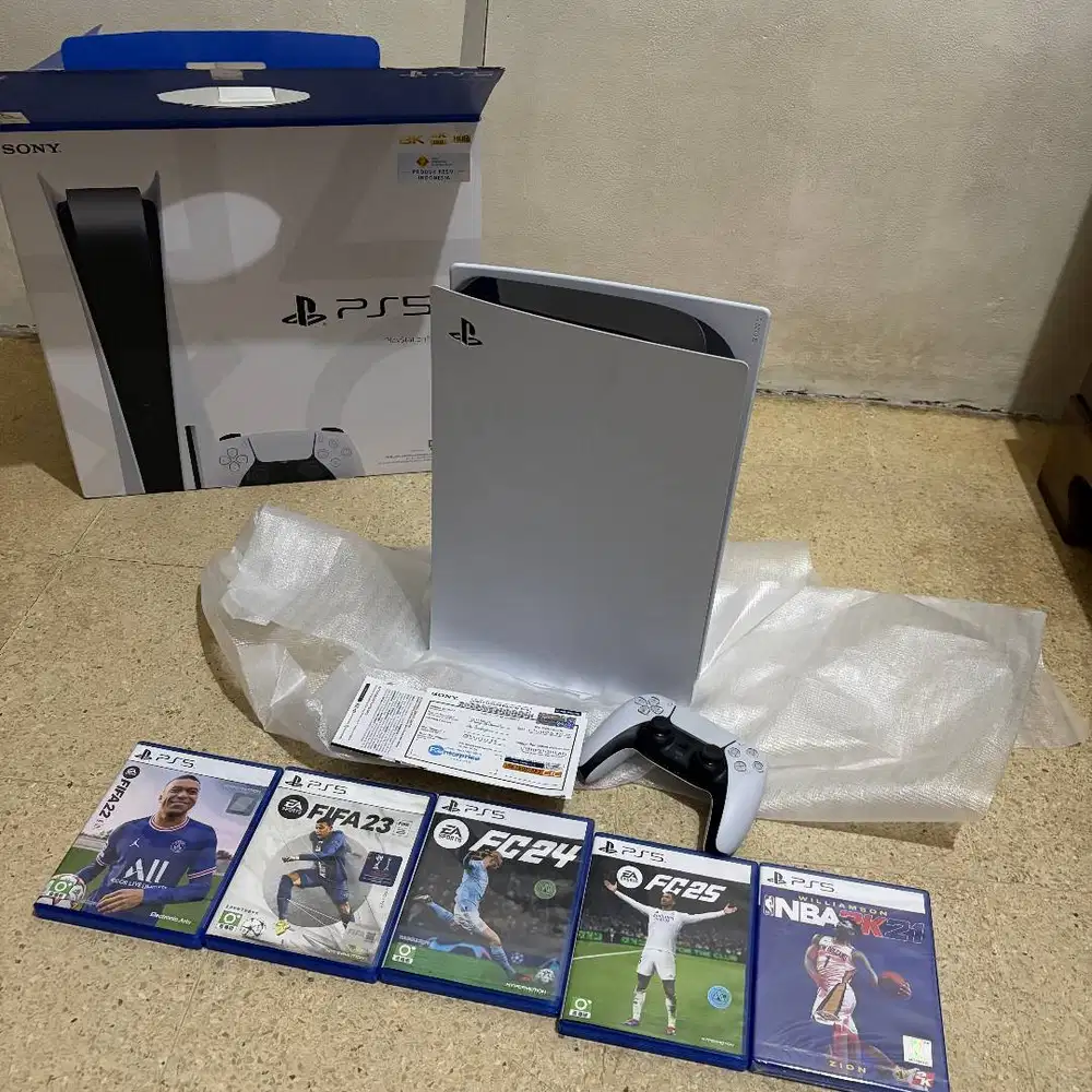 Resmi Sony PlayStation 5 (ps5) Disc FAT like new, fullset