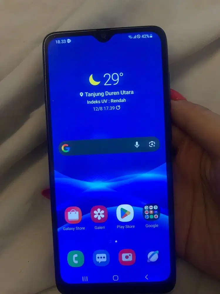 Samsung a70 blue