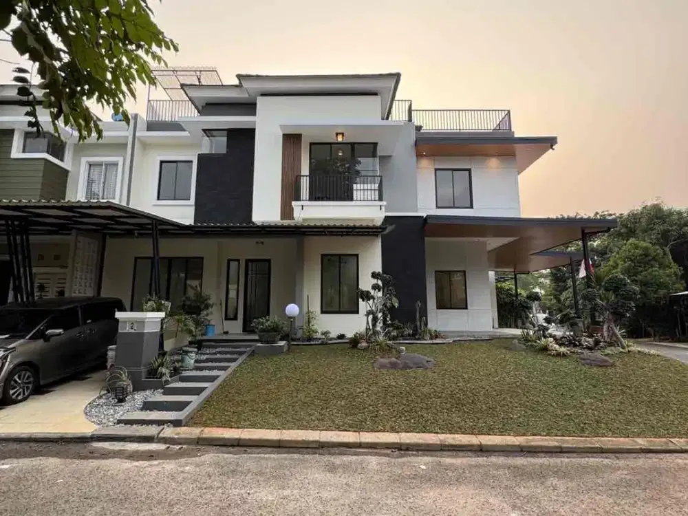 Rumah Japandi cakep hook chalcedony gading serpong