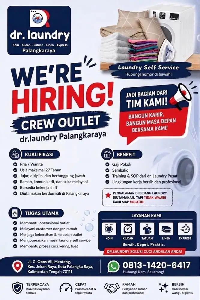Crew Outlet dr. Laundry Palangkaraya