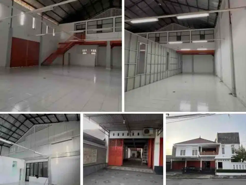 Di sewakan workshop gudang + rumah full furnised strategis di jln magelang Yogya