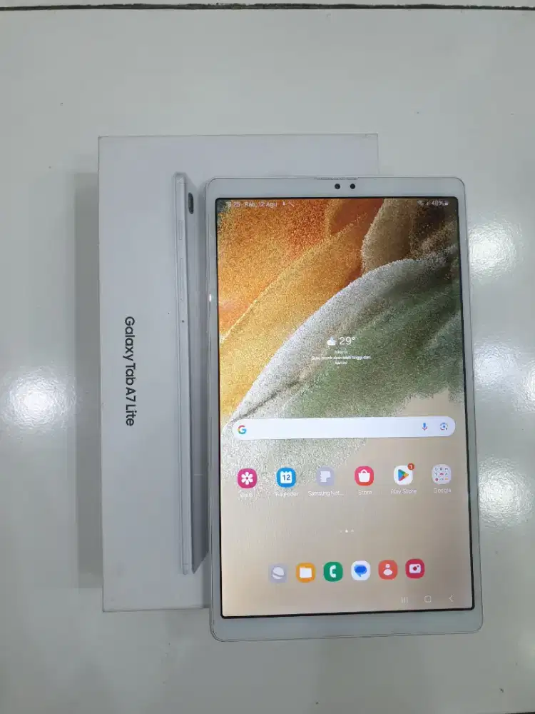 Samsung Tab A7 Lite 3/32 Mulus Lengkap