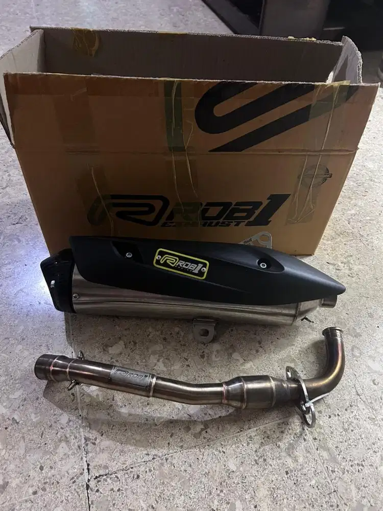 Knalpot Rob one/ rob 1 aerox connected