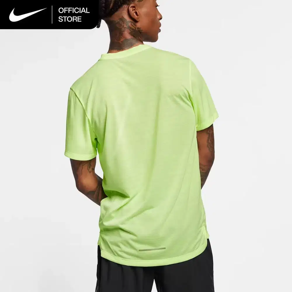 Nike Dri-FIT Men's Miler Short-Sleeve Running Top - Barely