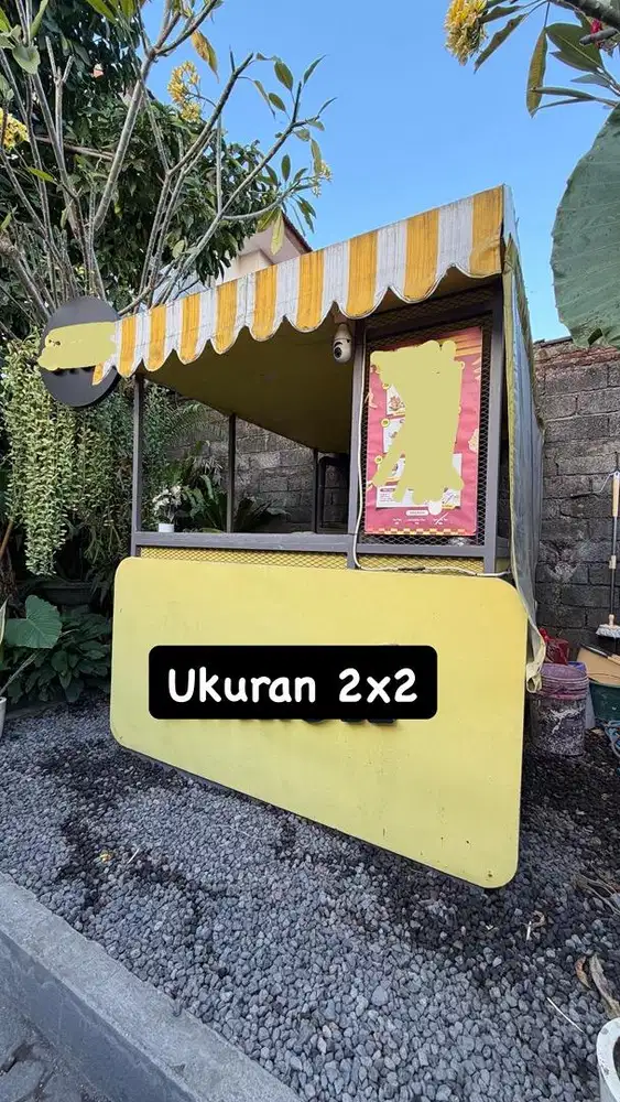 Jual gerobak booth stand container