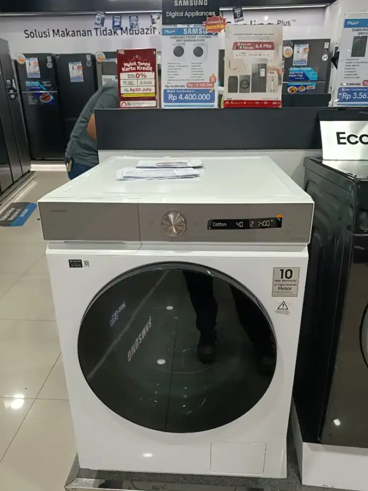 Cicilan Samsung front loading 14kg Free 2x cicilan