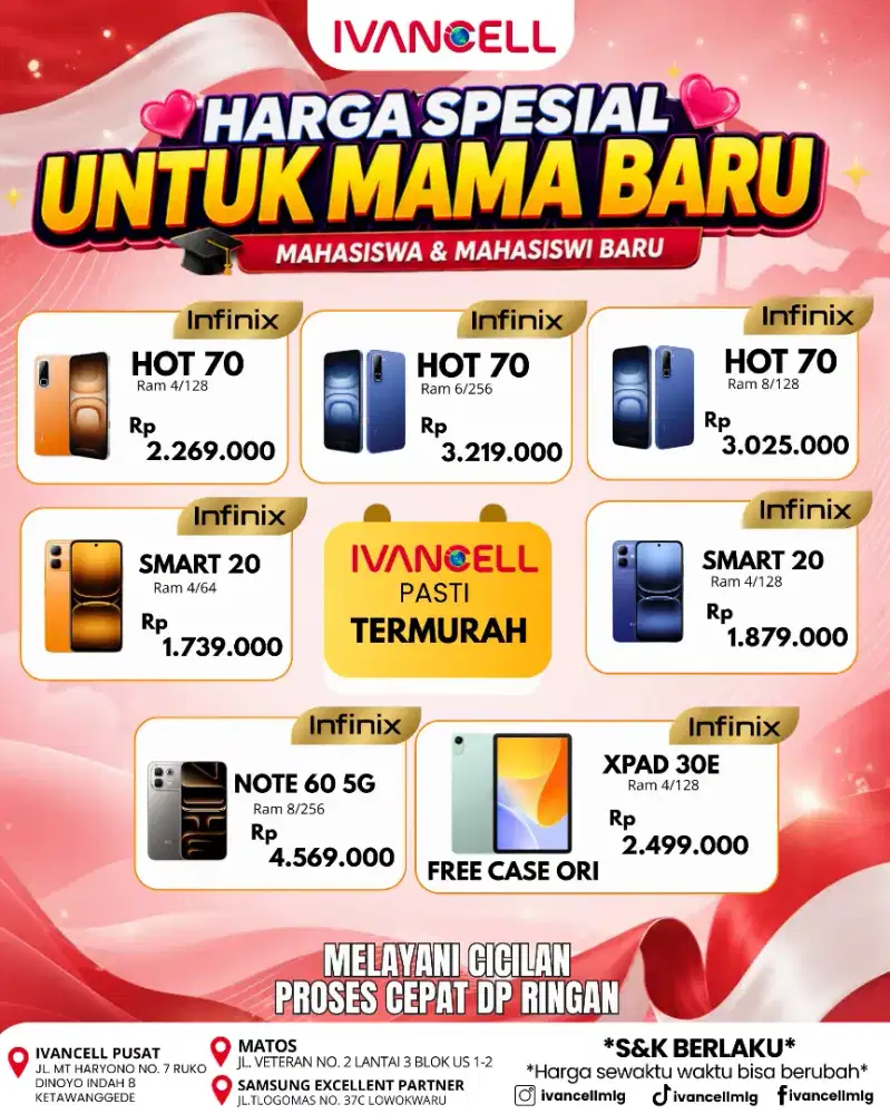 PROMO KINGFINIX HARGA TERMURAH DISKON MAHASISWA BARU KOTA MALANG