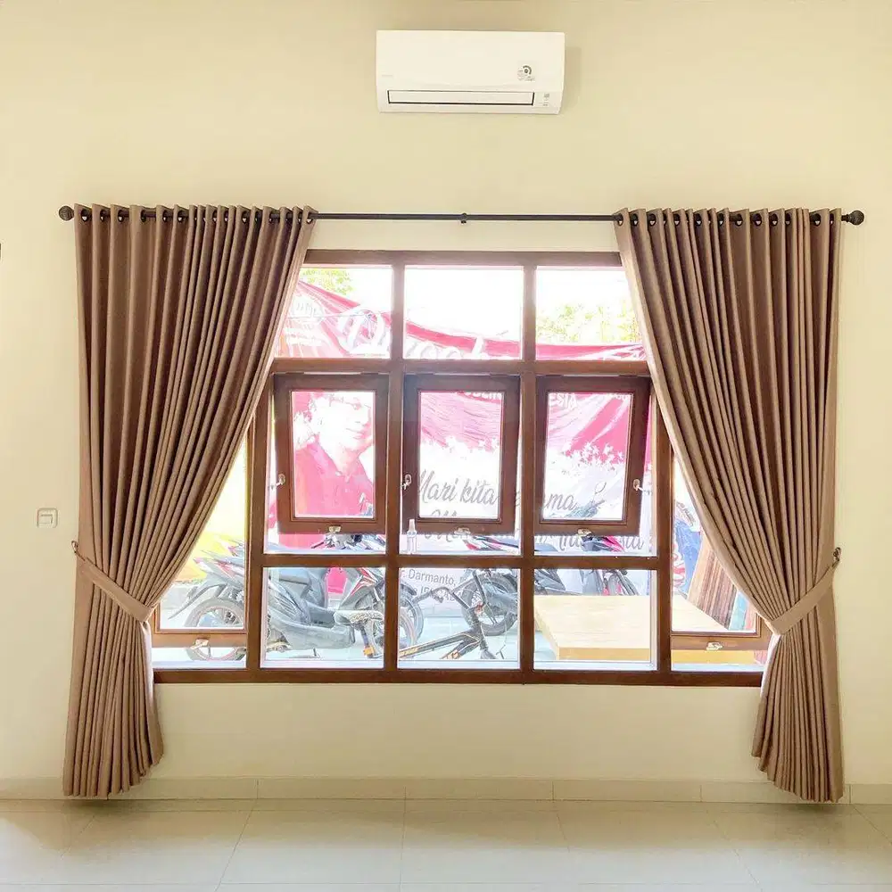 Jasa Pasang Gorden Custom Wallpaper Dinding 3D Gordyn Hordeng Korden