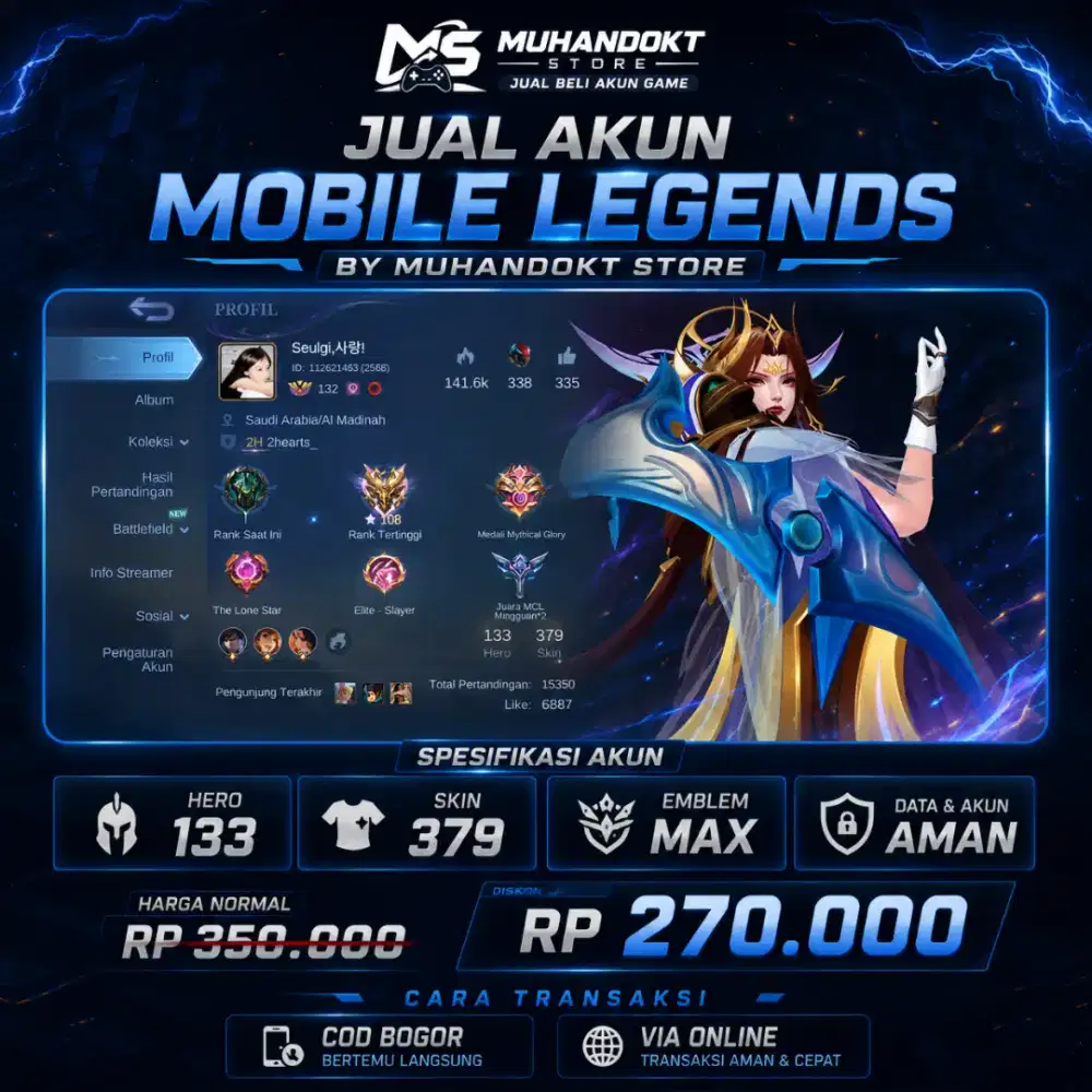 JUAL MOBILE LEGENDS SKIN 379