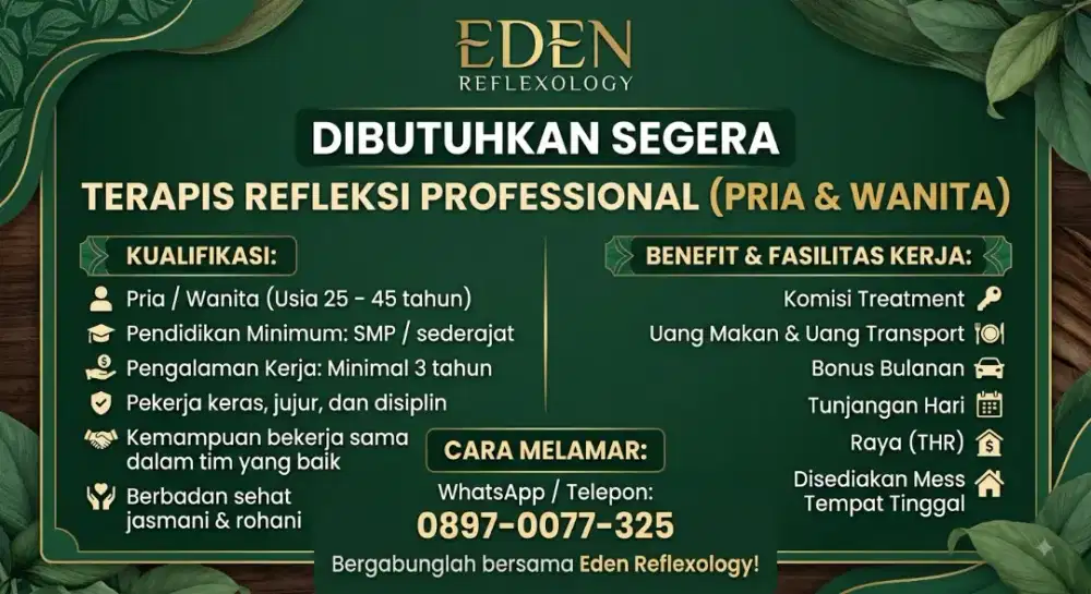 Loker terapis reflexology