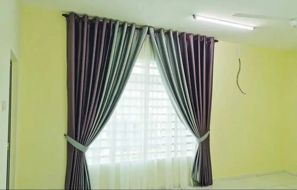 Jasa Pasang Gorden Custom Wallpaper Dinding 3D Gordyn Hordeng Korden