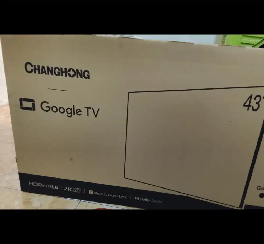 QLED TV 43 inch Google TV Changhong smart tv
