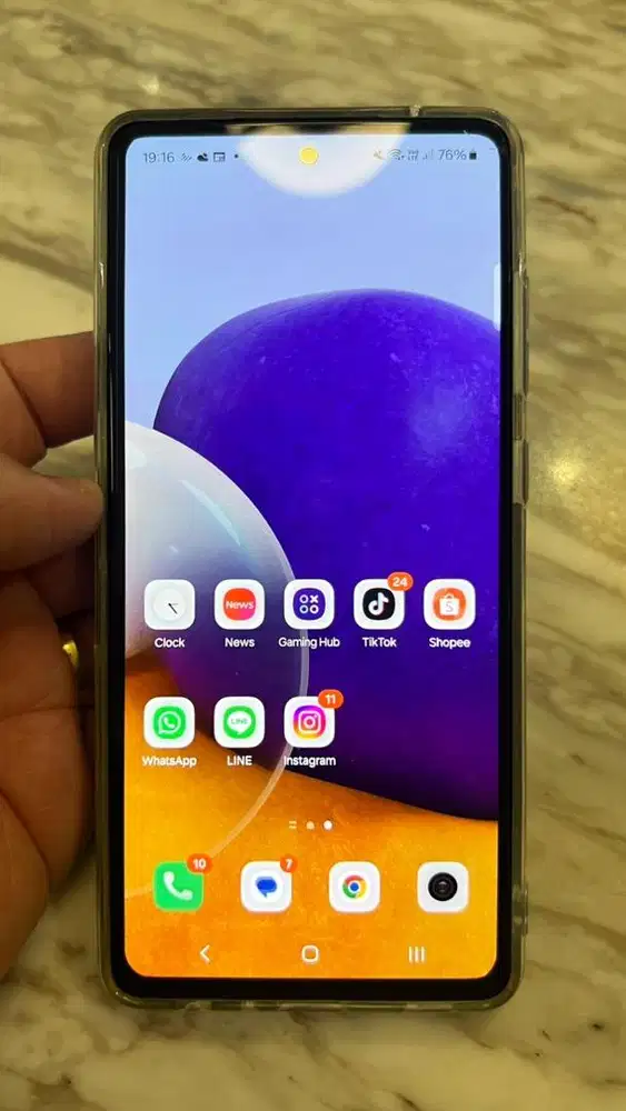 Jual samsung a72 hp saja