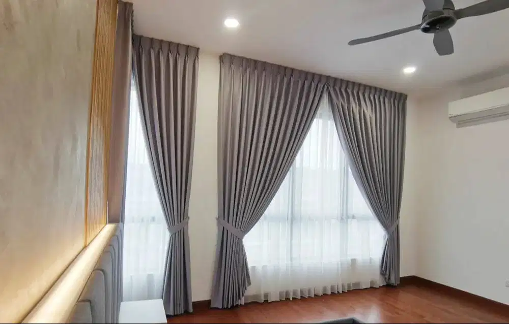 Menerima Pemasangan Gorden Wallpaper Dinding 3D Gordyn Hordeng Korden