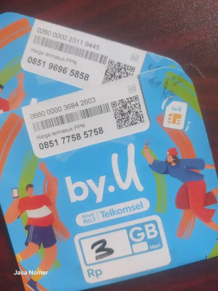 Maju mapan nomor cantik bayu by U telkomsel