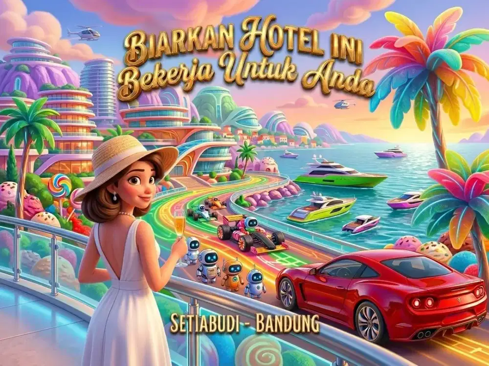 JUAL HOTEL DI SETIABUDI, CIPAGANTI, CIHAMPELAS, BANDUNG UTARA.