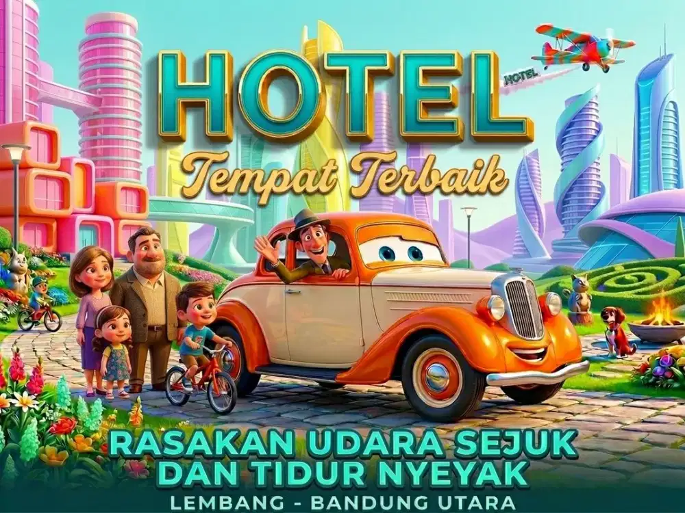 JUAL HOTEL DI LEMBANG, SETIABUDI, CIDADAP, BANDUNG UTARA.