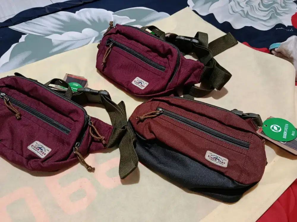 TAS SELEMPANG EIGER ORIGINAL BARU -   ADA TAG MEREK  COD MEDAN