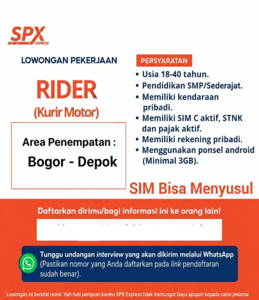 RIDER & DRIVER DELIVERY SPX