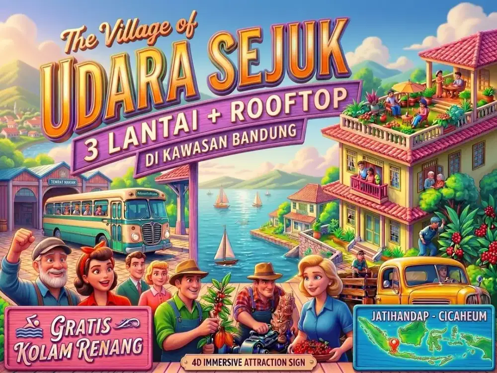 JUAL RUMAH DI JATIHANDAP, CICAHEUM, BANDUNG TIMUR.