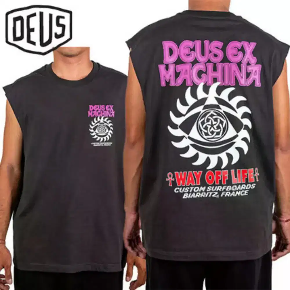 Original Deus Ex Machina Baju Motor No Von Dutch Harley Honda Stussy