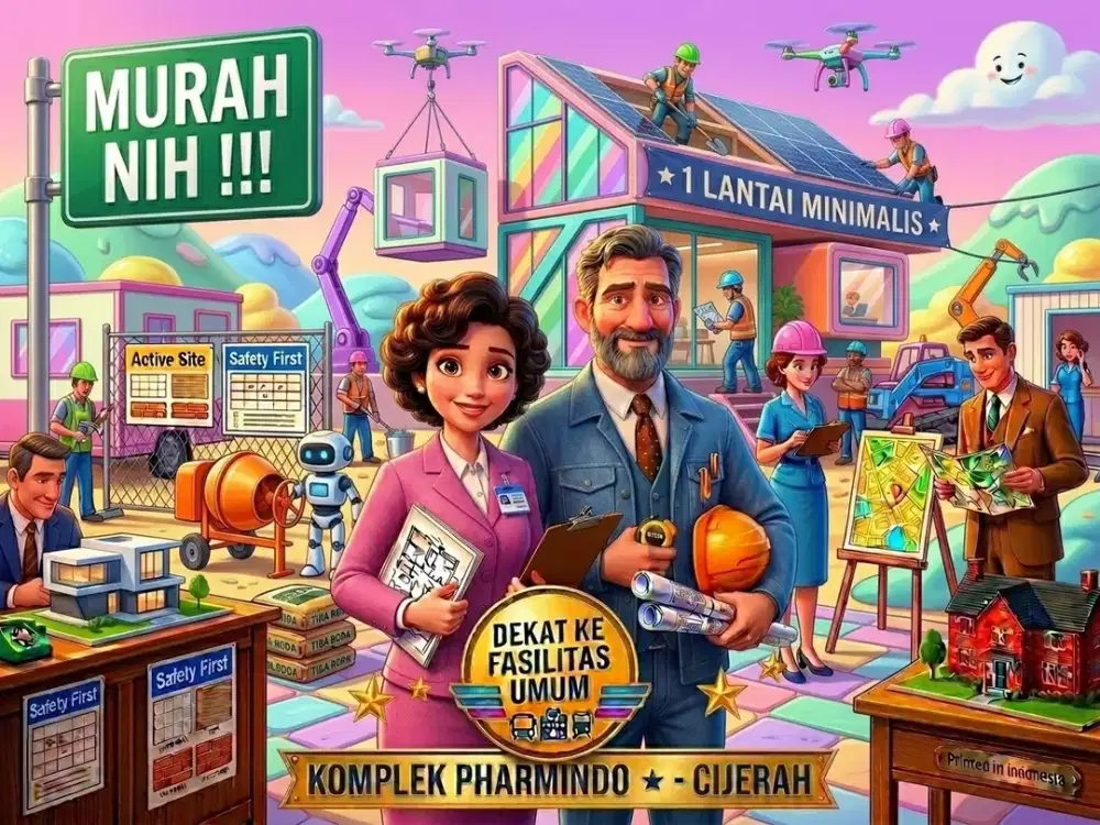 JUAL RUMAH DI PHARMINDO, CIJERAH, MELONG, CIMAHI.