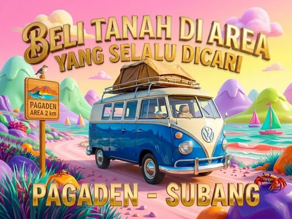 JUAL TANAH DI PAGADEN, SUBANG, JAWA BARAT.