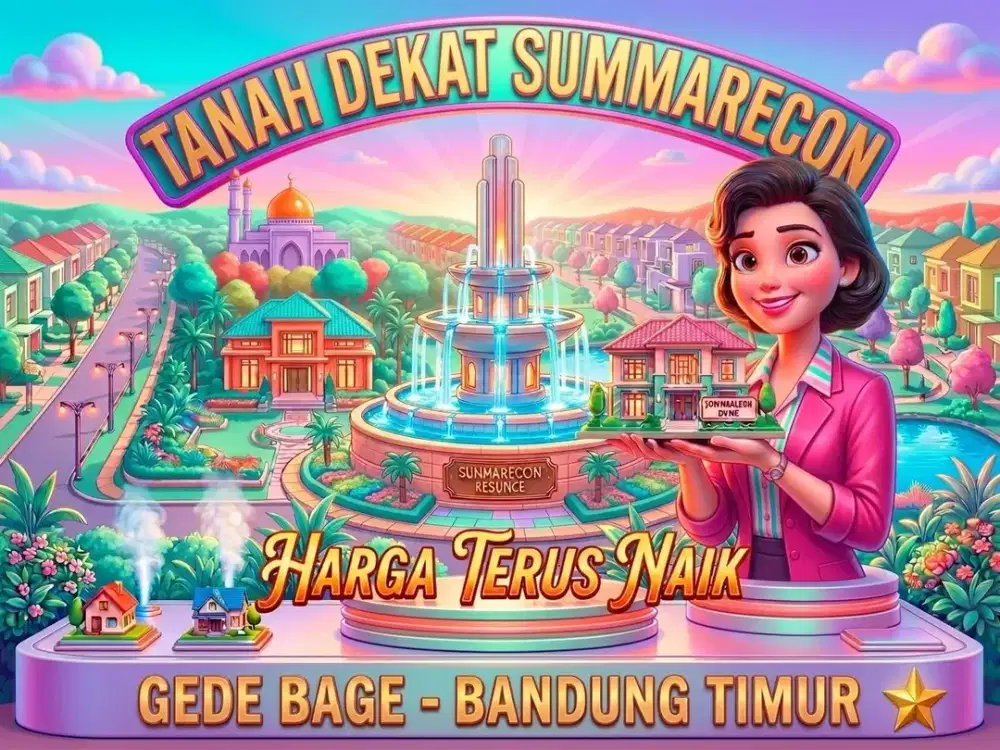 JUAL TANAH DEKAT SUMMARECON BANDUNG, GEDEBAGE, DARWATI, CIWASTRA, BANDUNG TIMUR.