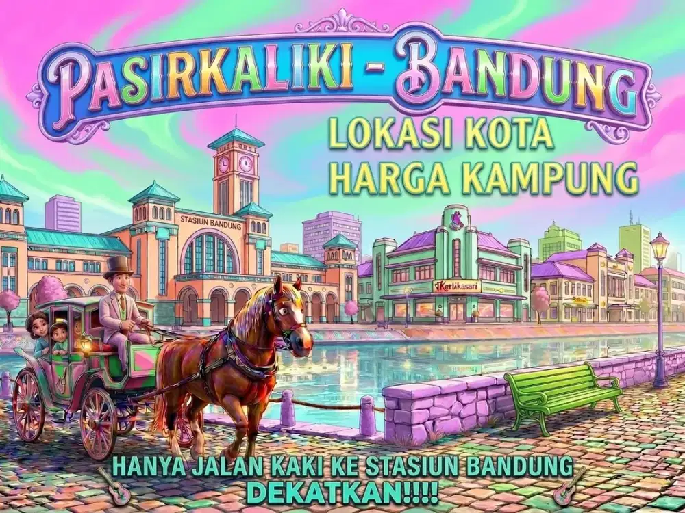 JUAL TANAH DI PASIRKALIKI, CICENDO, BANDUNG KOTA.