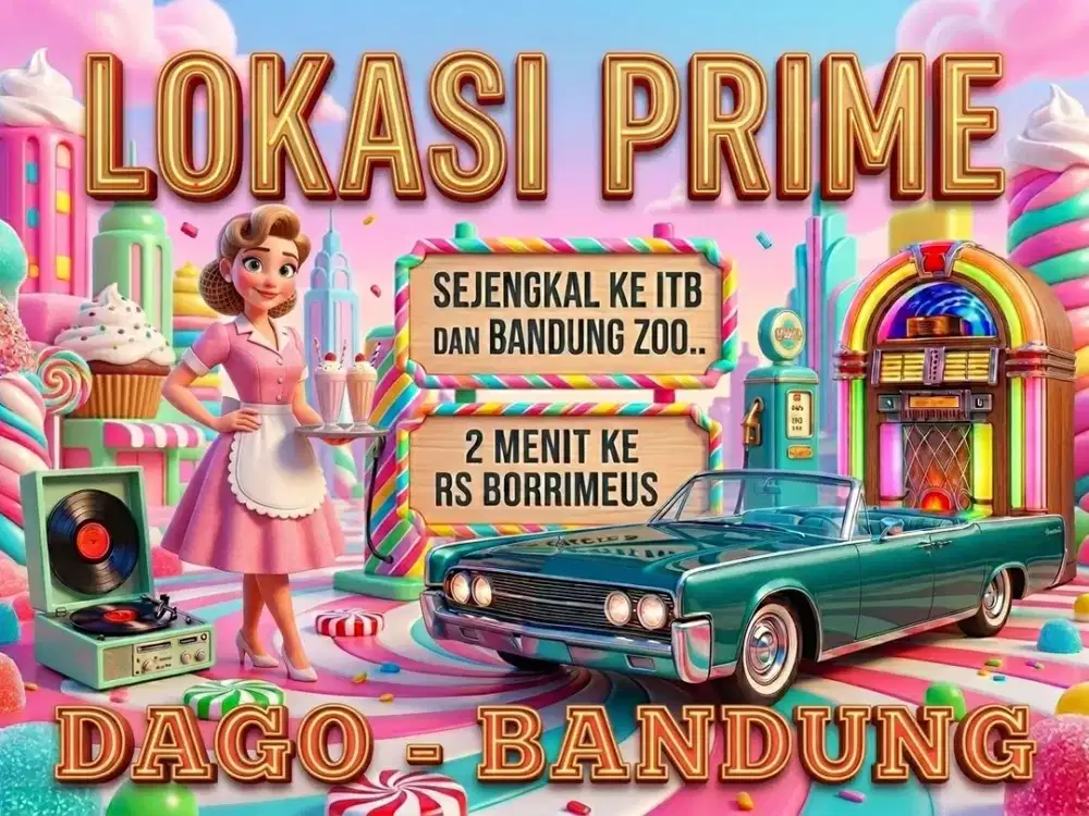 JUAL TANAH DI DAGO, TAMANSARI, BANDUNG KOTA.