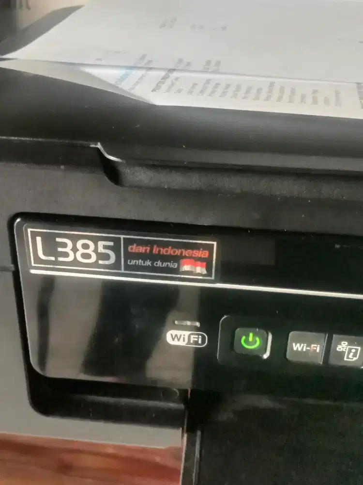 Epson l385 wifi normal murah
