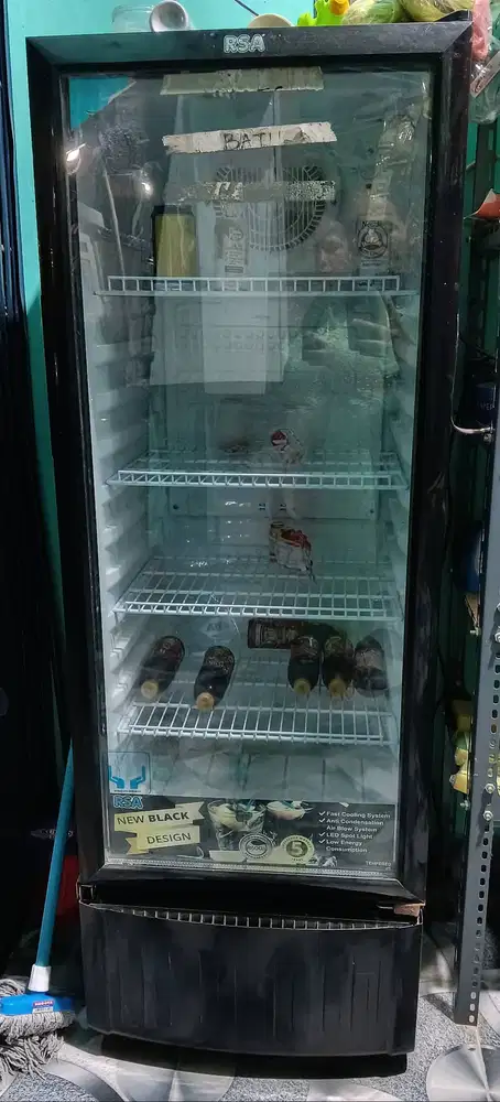 Kulkas Showcase Bekas 2 Pintu Siap Pakai
