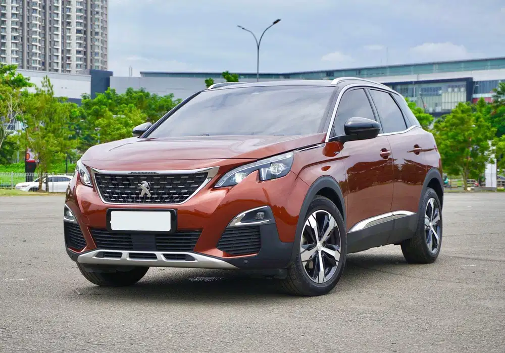 Peugeot 3008 GT Line 1.6 Turbo P84 AT 2018 Oren Antik DP Ringan Murah