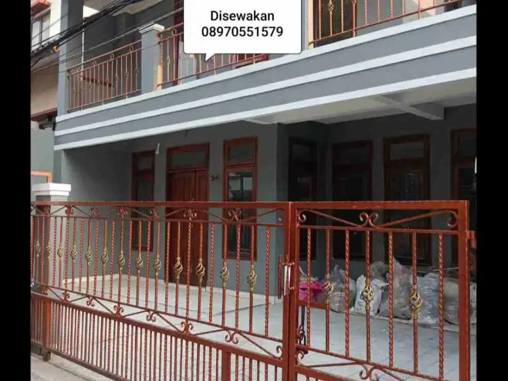 Disewakan rumah tingkat lebar ,9 minimalis rapi di kelapa gading jakut