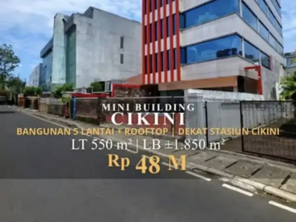 Jual Rugi Gedung 5 lantai TERMURAH Di Cikini Menteng Jakpus