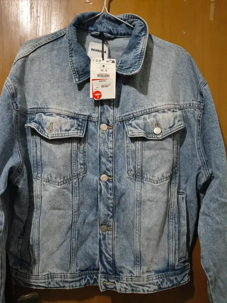 Jual jaket Jeans BERSHKA