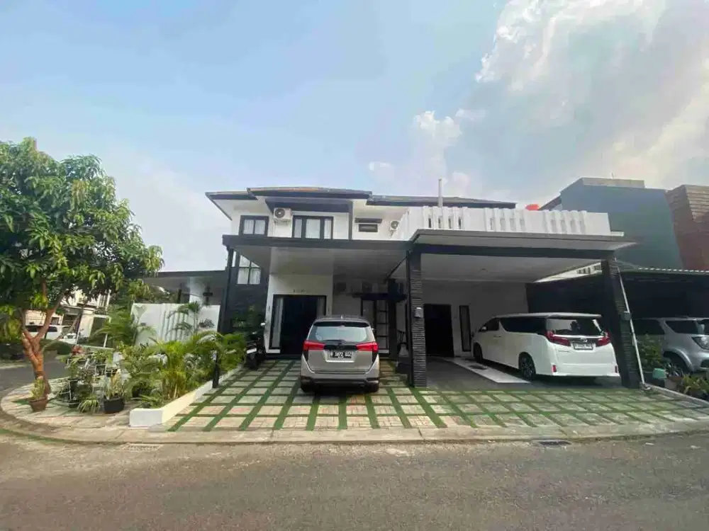 Rumah Bsd Hoek Kencana Loka Cakep Banget