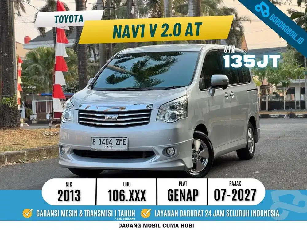 TOYOTA NAV1 2.0 AT V 2013 SILVER METALIK - HARGA SPESIAL!