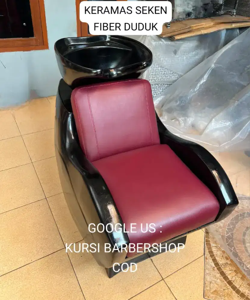 Kursi keramas washbak cuci rambut barbershop salon seken