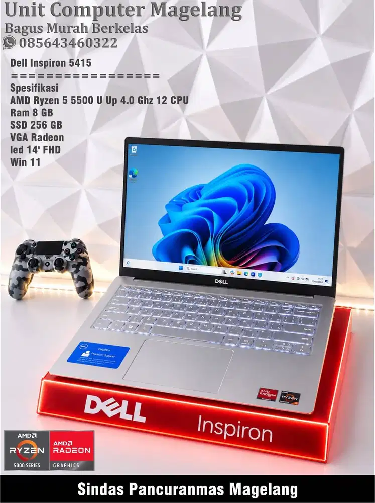 Dell Inspiron 5415 II AMD Ryzen 5 II 8 II NVME 256 II 14' II Teknik