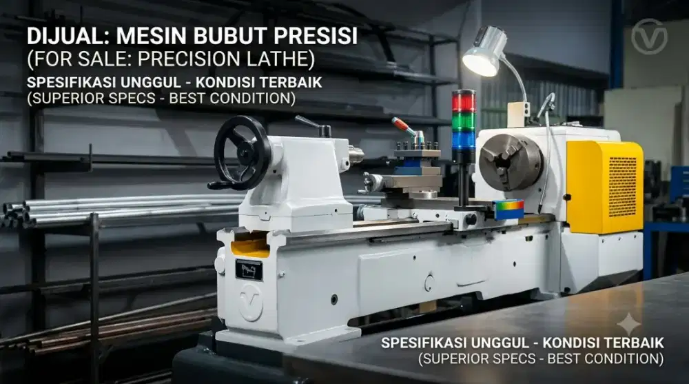 MESIN BUBUT HIGH QUALITY - SIAP PAKAI