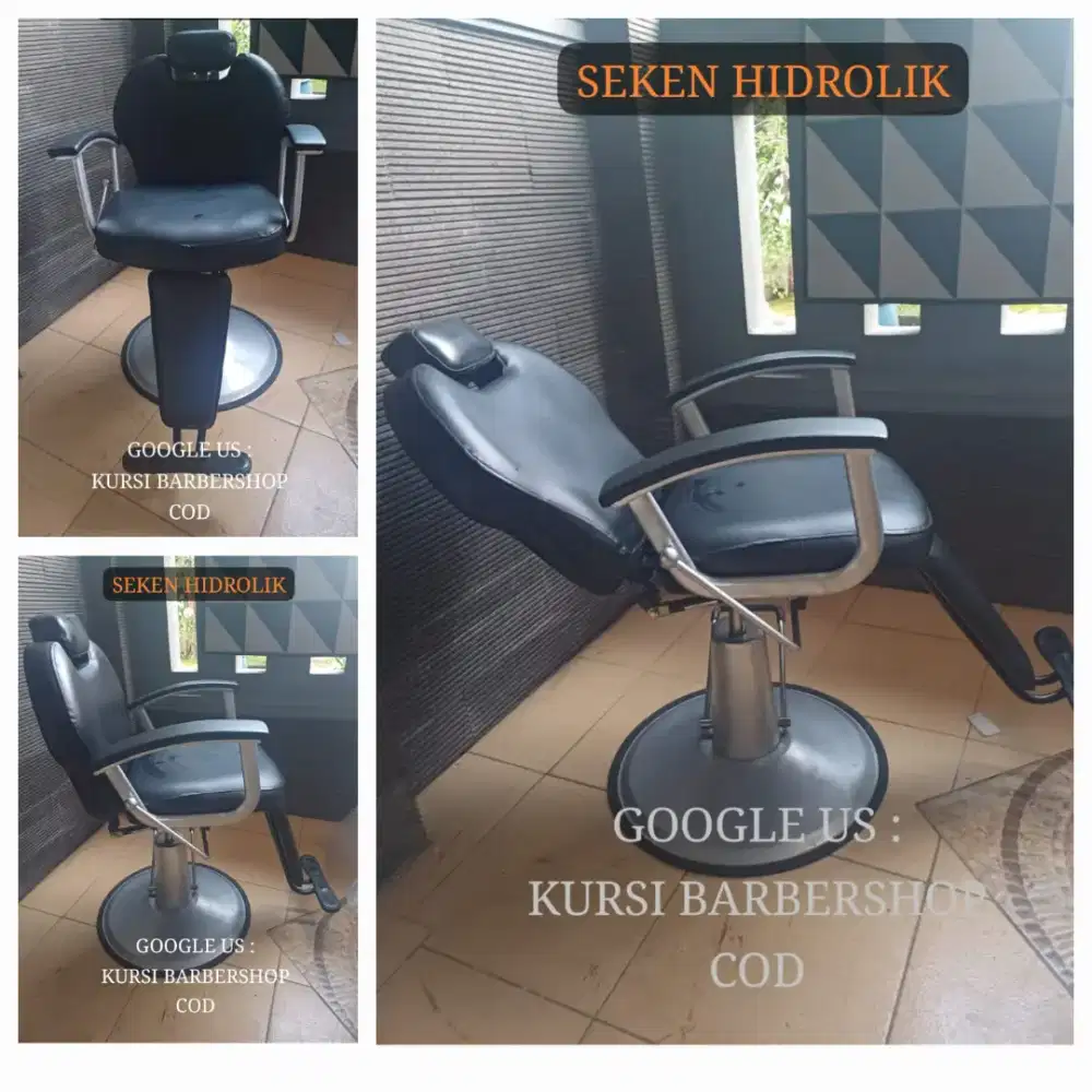 Kursi barbershop barber cukur hidrolik seken