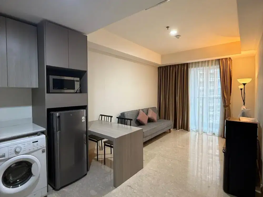 Disewa Apartemen Gold Coast PIK 1BR, 51m2, Full Furnished