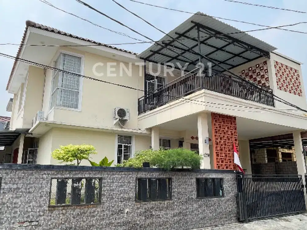 Rumah Hoek Villa Melati Mas 196/300m2, 4KT+1 ,SHM, 2.99M