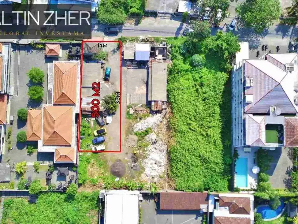 TANAH 500m² SIAP BANGUN Jl. DEWI SRI KUTA